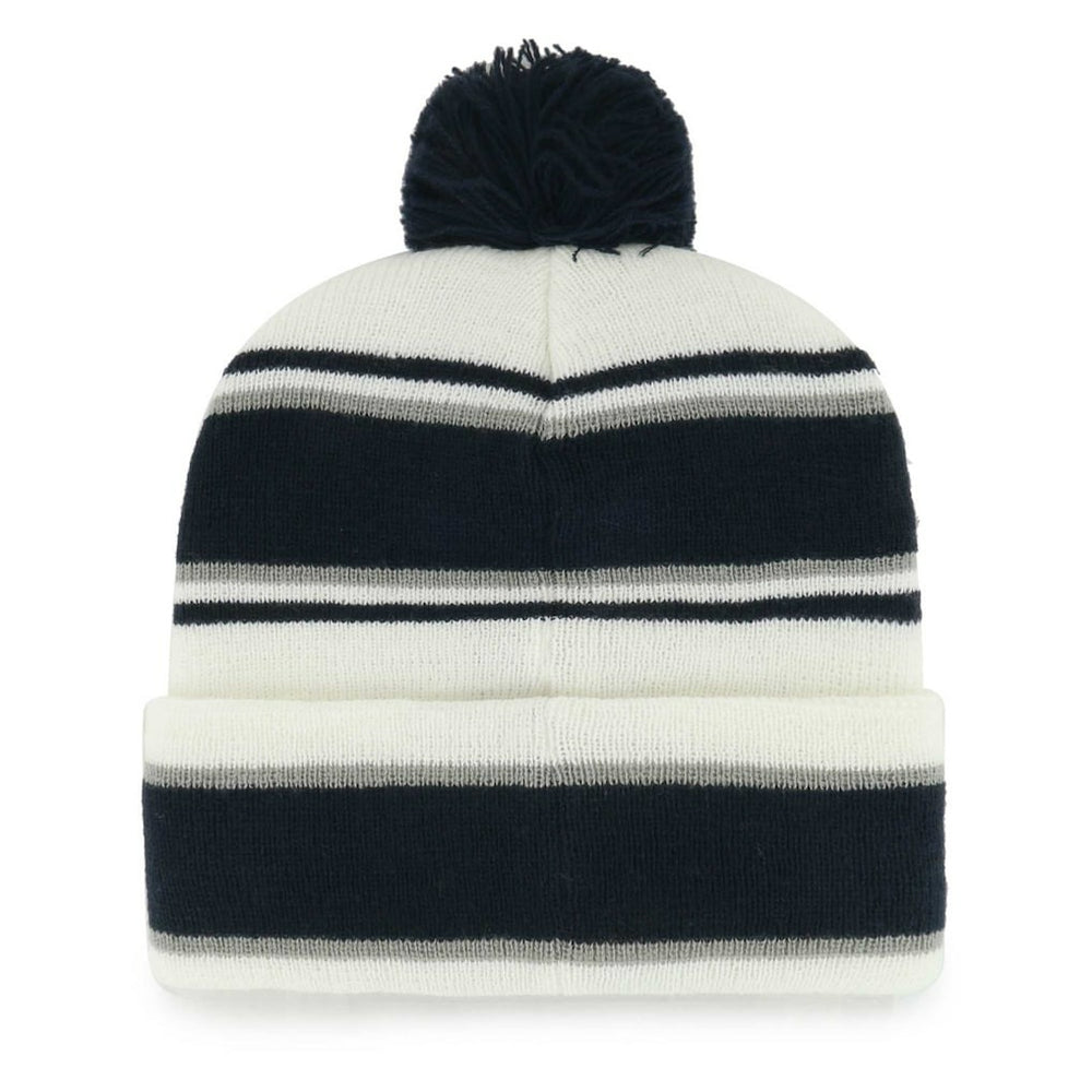 Dallas Cowboys '47 Youth Stripling Cuffed Knit Hat with Pom - White - 47 brand