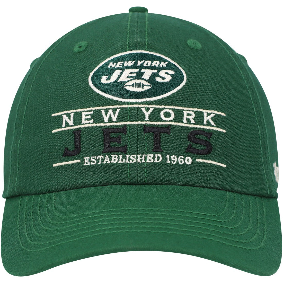 New York Jets '47 Vernon Clean Up Adjustable Hat - Green - 47 brand
