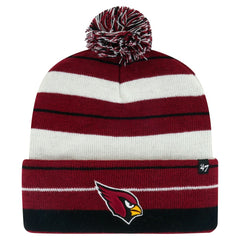 Arizona Cardinals '47 Powerline Cuffed Knit Hat with Pom - Cardinal - 47 brand