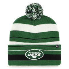 New York Jets '47 Powerline Cuffed Knit Hat with Pom - Green - 47 brand