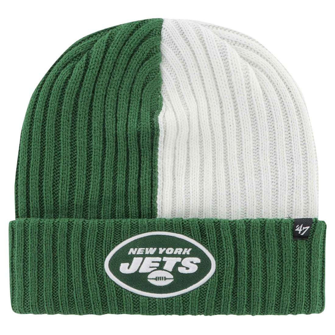 New York Jets '47 Fracture Cuffed Knit Hat - Green - 47 brand