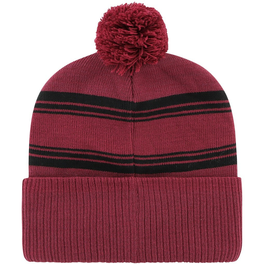 Arizona Cardinals '47 Fadeout Cuffed Knit Hat with Pom - Cardinal - 47 brand