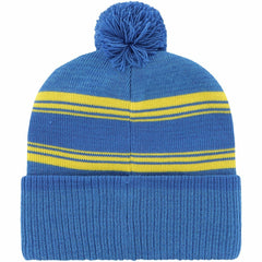 Los Angeles Rams '47 Fadeout Cuffed Knit Hat with Pom - Royal - 47 brand