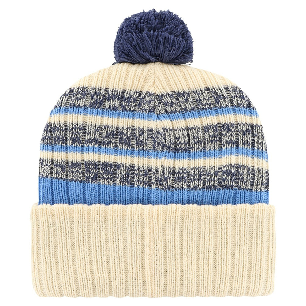 Tennessee Titans '47 Tavern Cuffed Knit Hat with Pom - Cream - 47 brand