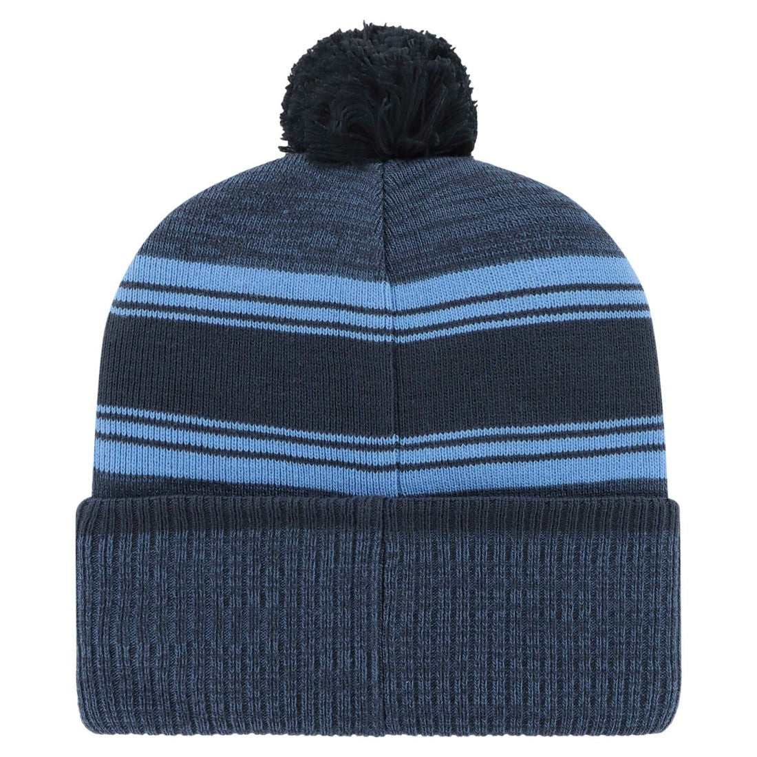 Tennessee Titans '47 Fadeout Cuffed Knit Hat with Pom - Navy - 47 brand