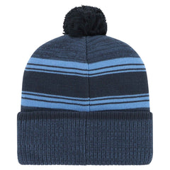 Tennessee Titans '47 Fadeout Cuffed Knit Hat with Pom - Navy - 47 brand