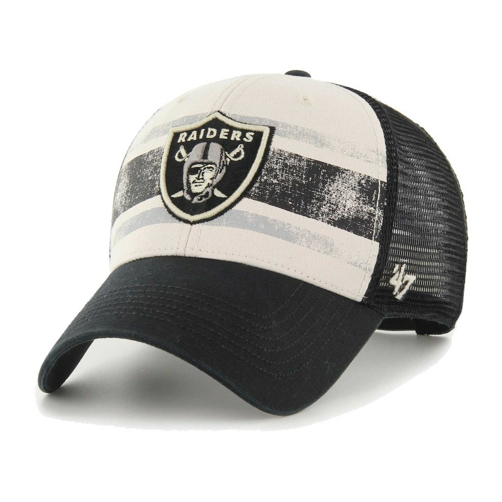 Las Vegas Raiders '47 Breakout MVP Trucker Adjustable Hat - Cream - 47 brand