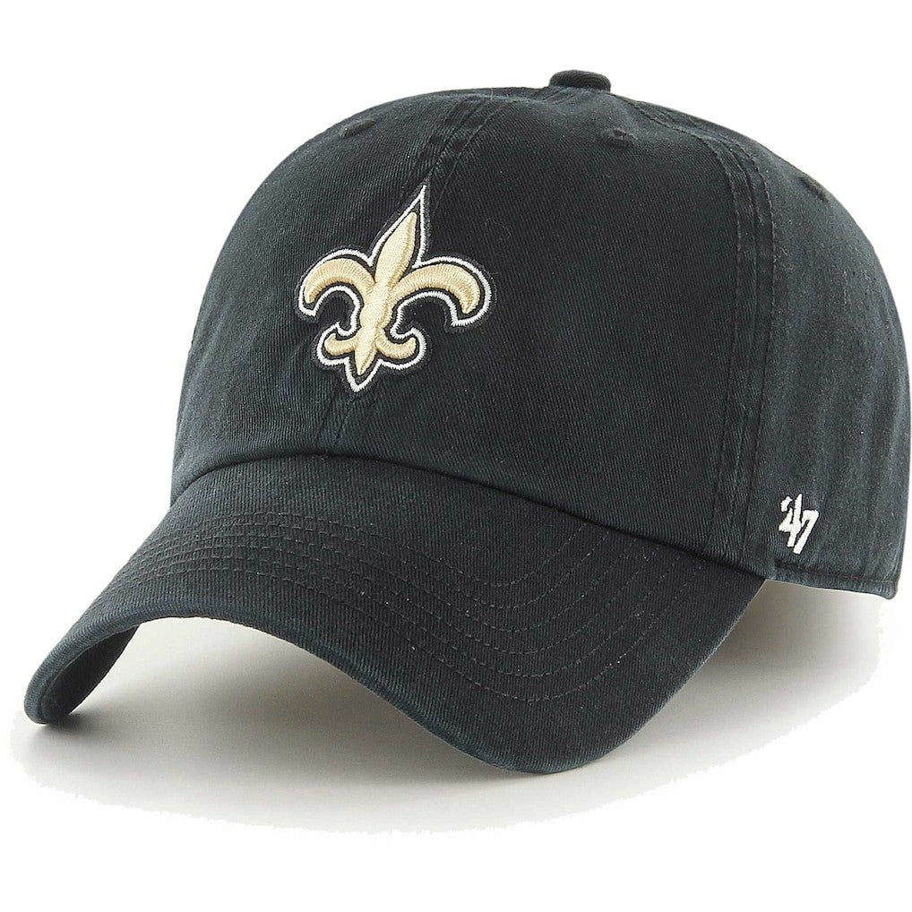 New Orleans Saints '47 Franchise Logo Fitted Hat - Black - 47 brand