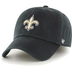 New Orleans Saints '47 Franchise Logo Fitted Hat - Black - 47 brand