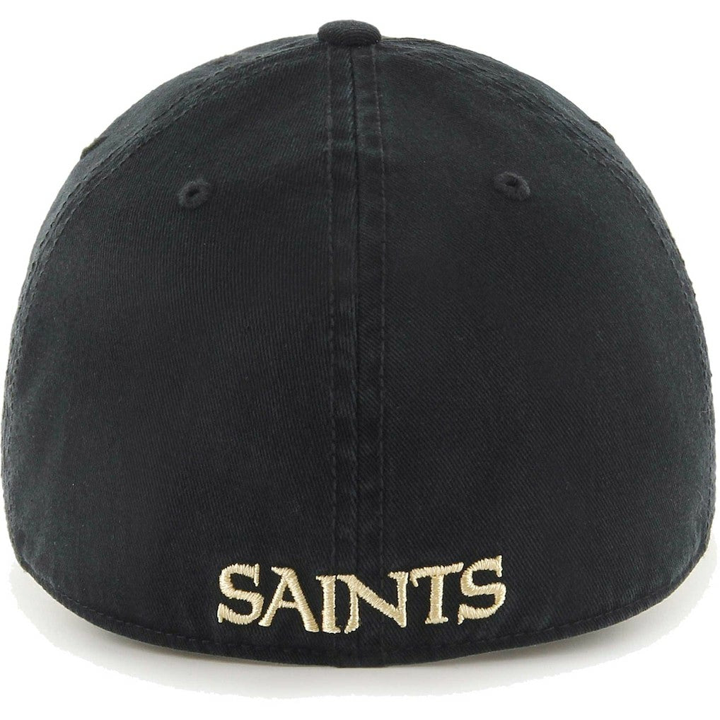 New Orleans Saints '47 Franchise Logo Fitted Hat - Black - 47 brand