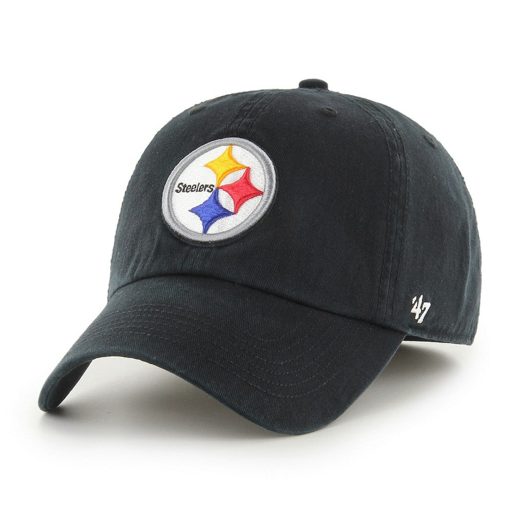 Pittsburgh Steelers '47 Franchise Logo Fitted Hat - Black - 47 brand