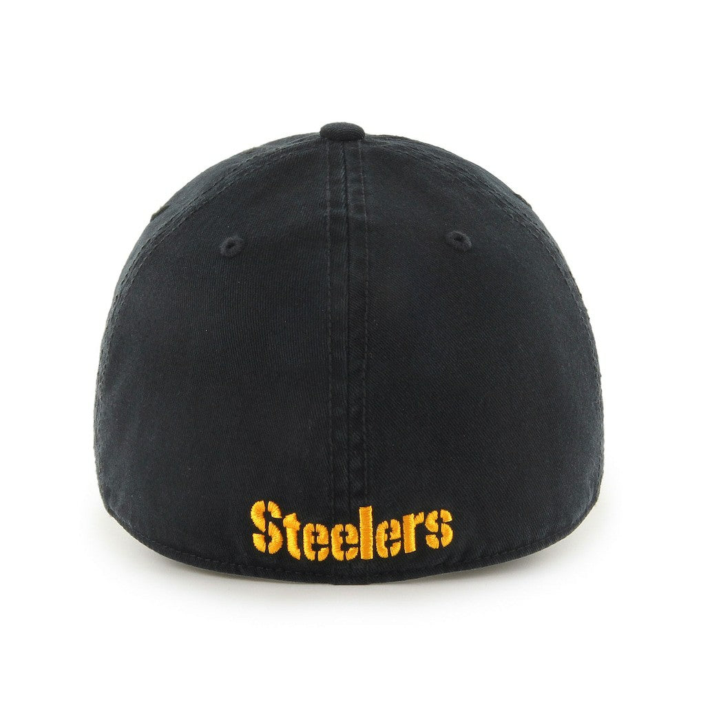 Pittsburgh Steelers '47 Franchise Logo Fitted Hat - Black - 47 brand