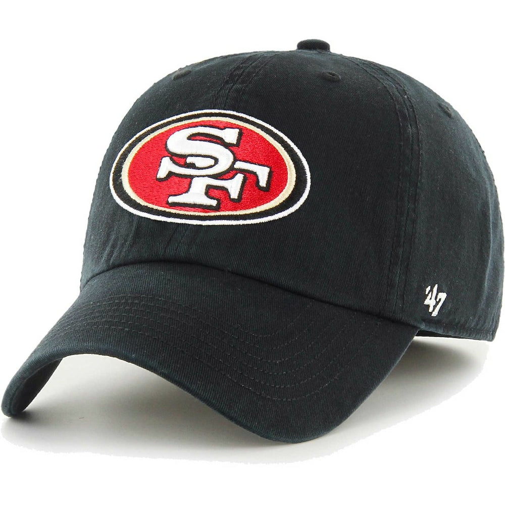 San Francisco 49ers '47 Franchise Logo Fitted Hat - Black - 47 brand