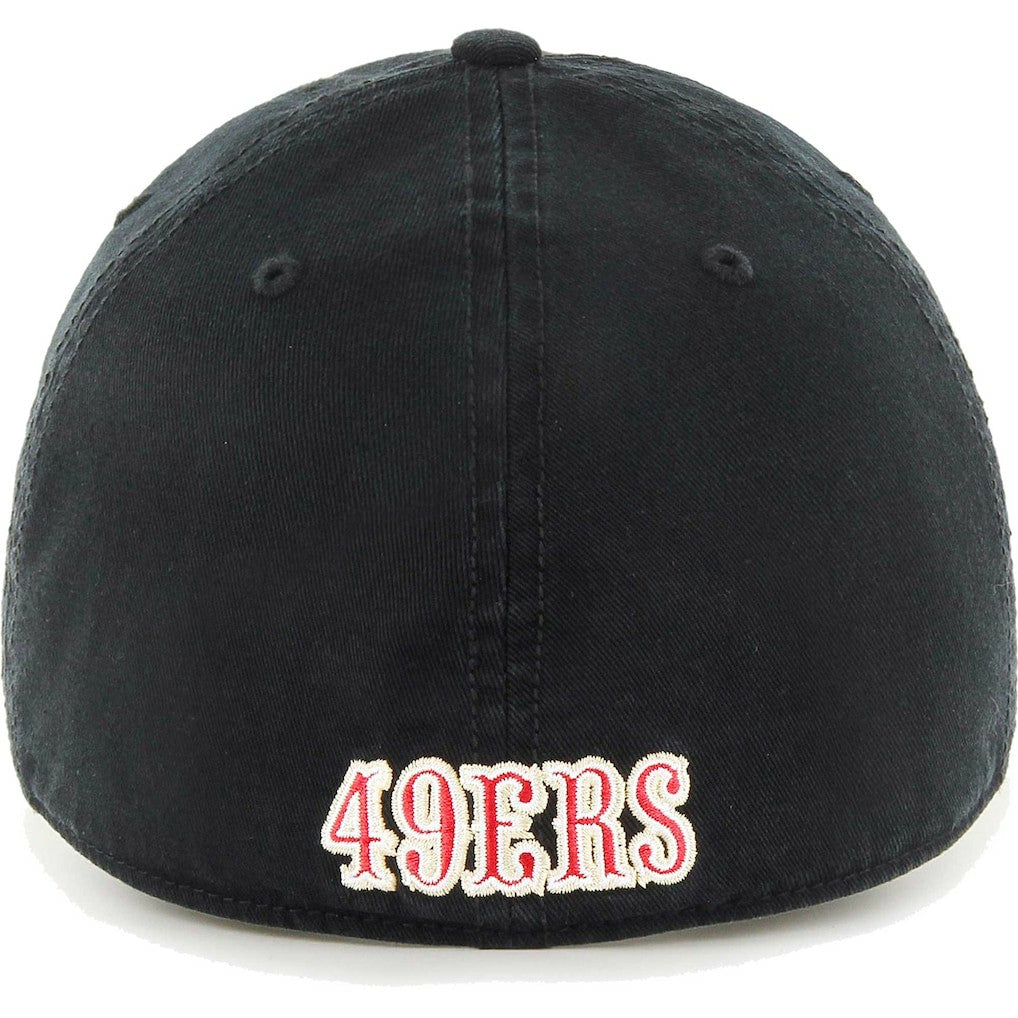 San Francisco 49ers '47 Franchise Logo Fitted Hat - Black - 47 brand