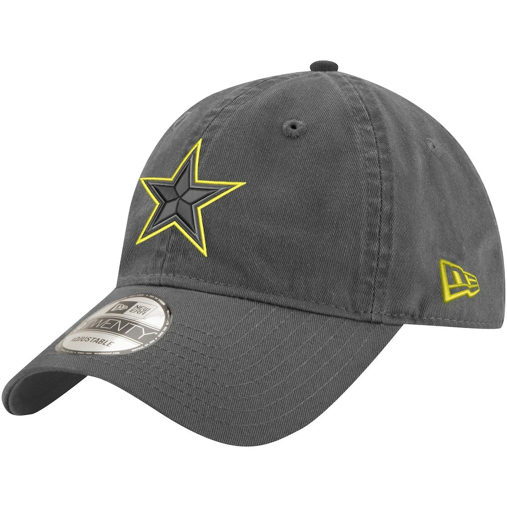 Dallas Cowboys New Era Volt 9TWENTY Adjustable Hat - Graphite - NFL