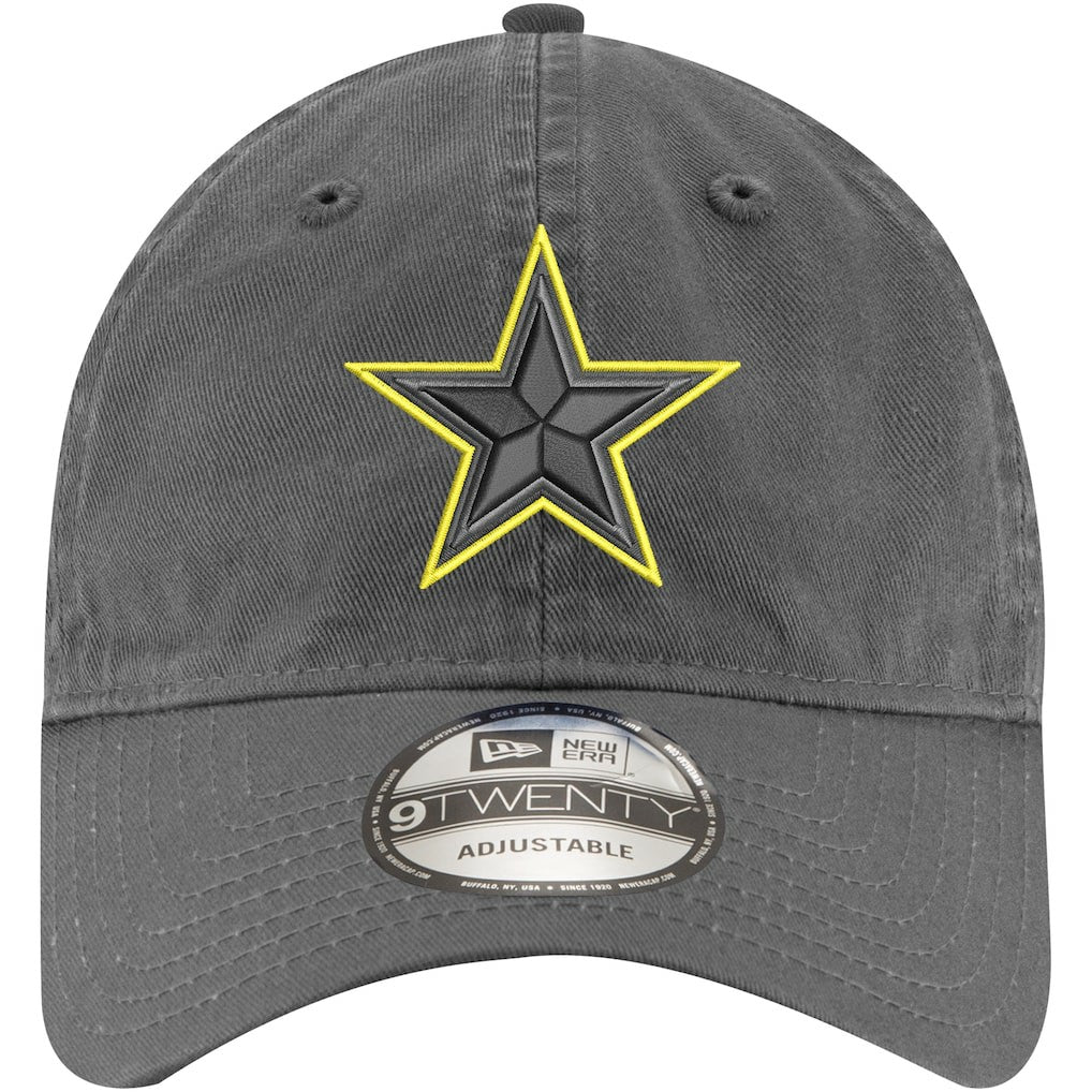 Dallas Cowboys New Era Volt 9TWENTY Adjustable Hat - Graphite - NFL
