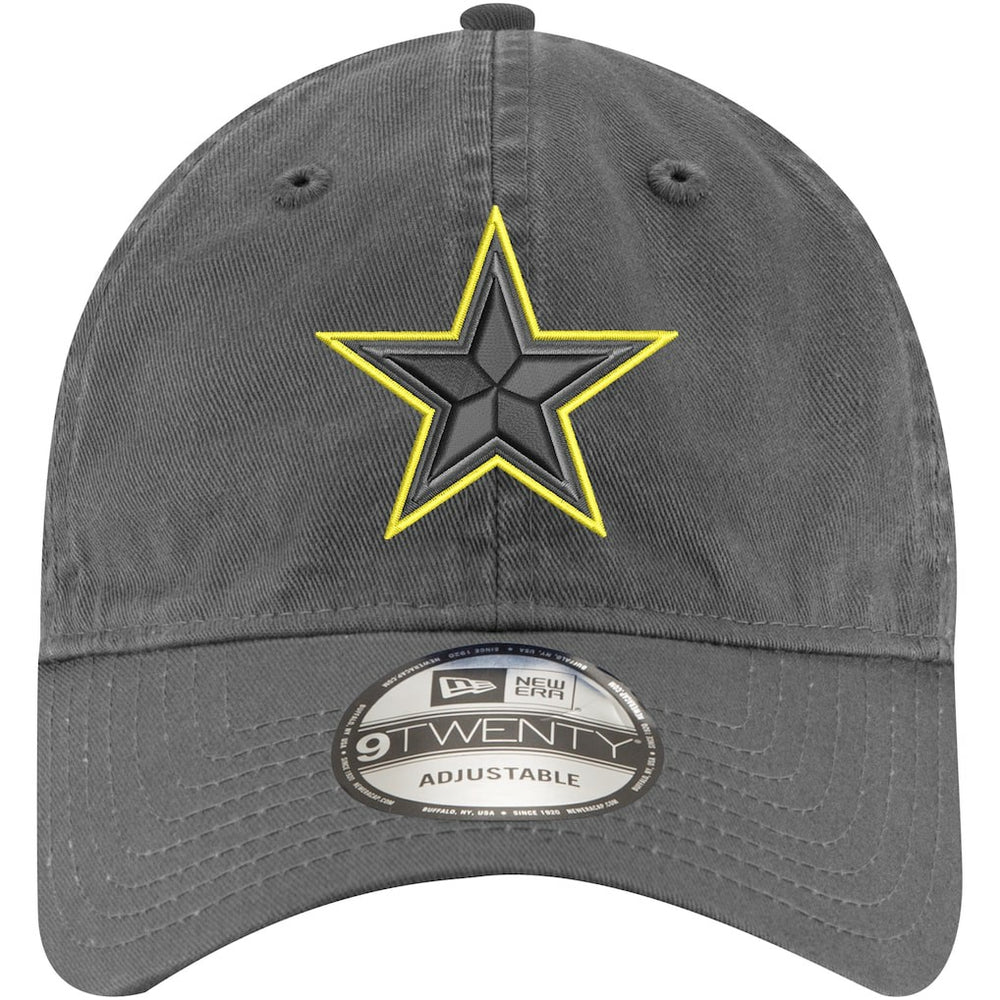 Dallas Cowboys New Era Volt 9TWENTY Adjustable Hat - Graphite - NFL
