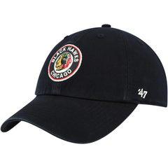 Chicago Blackhawks '47 Clean Up Adjustable Hat - Black | 47 brand discount