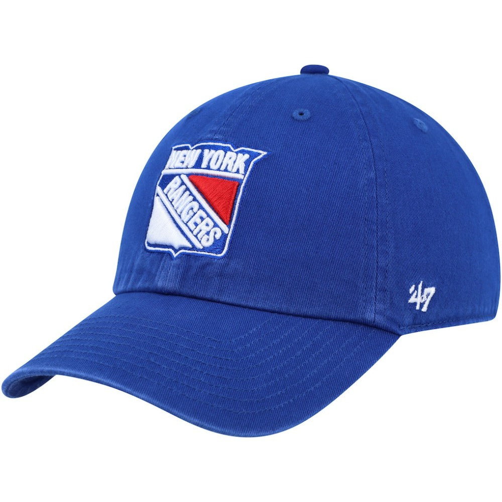 New York Rangers '47 Clean Up Adjustable Hat - Blue | 47 brand on sale