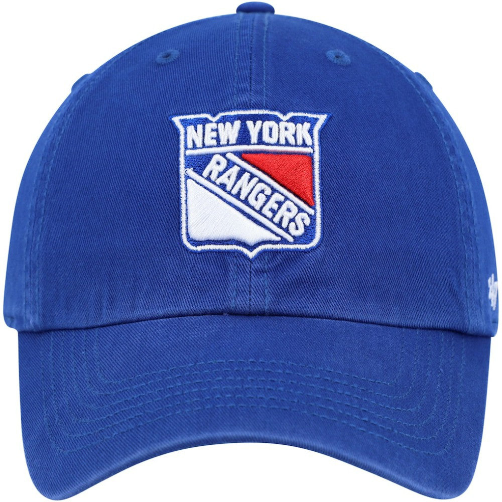 New York Rangers '47 Clean Up Adjustable Hat - Blue | 47 brand on sale