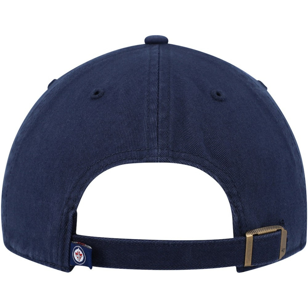 Winnipeg Jets '47 Clean Up Adjustable Hat - Navy | 47 brand Clearance