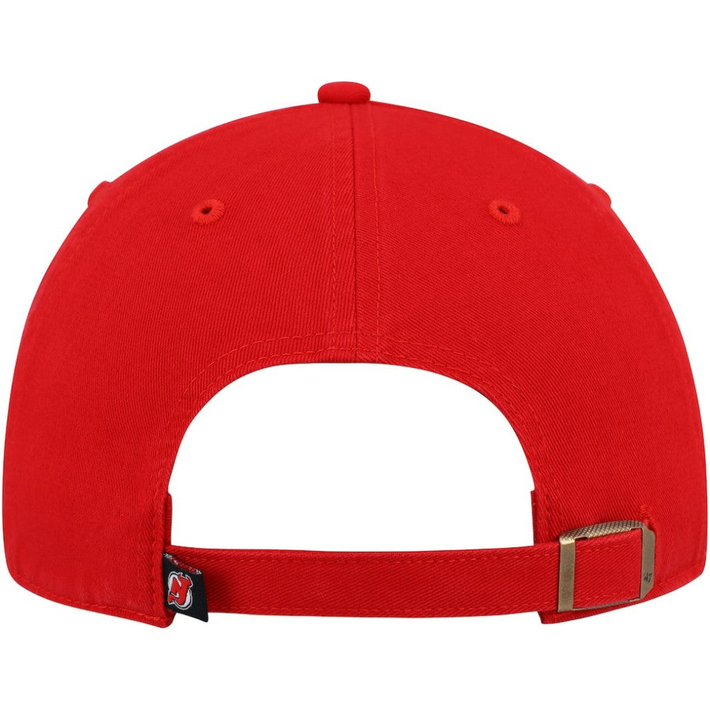 New Jersey Devils '47 Clean Up Adjustable Hat - Red | 47 brand discount