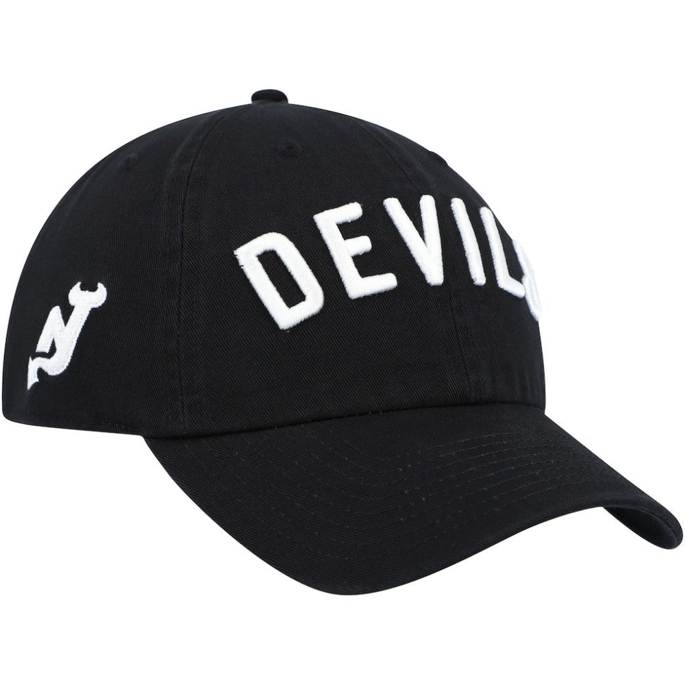 New Jersey Devils '47 Clean Up Adjustable Hat - Black | 47 brand sale