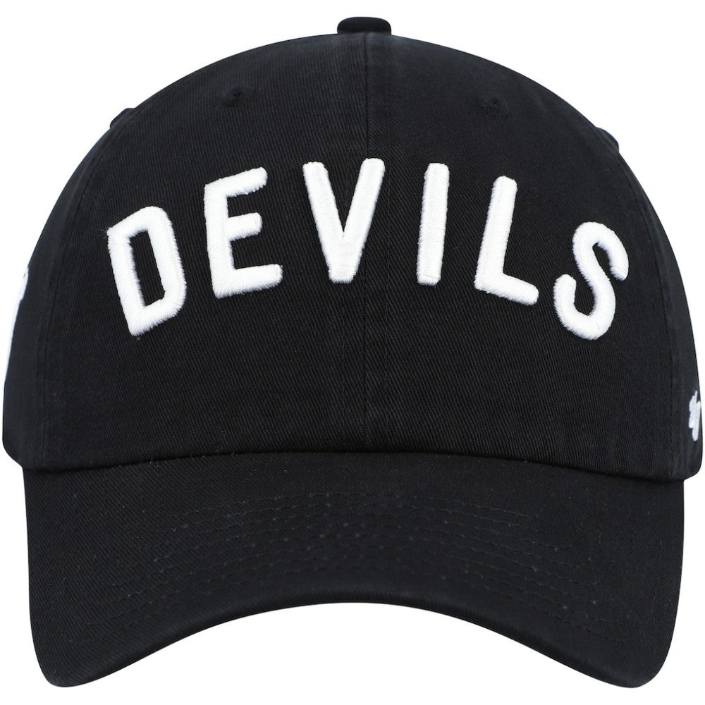 New Jersey Devils '47 Clean Up Adjustable Hat - Black | 47 brand sale