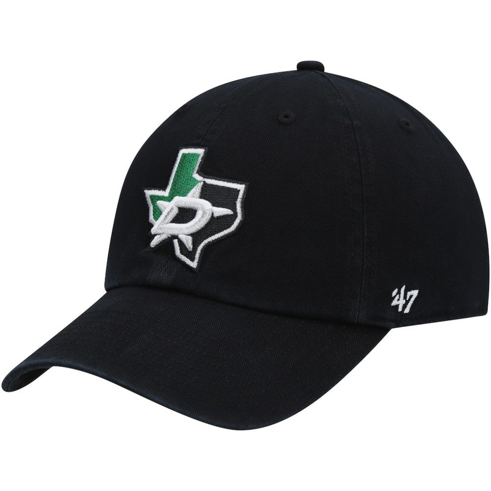 Dallas Stars '47 Clean Up Adjustable Hat - Black | 47 brand discount