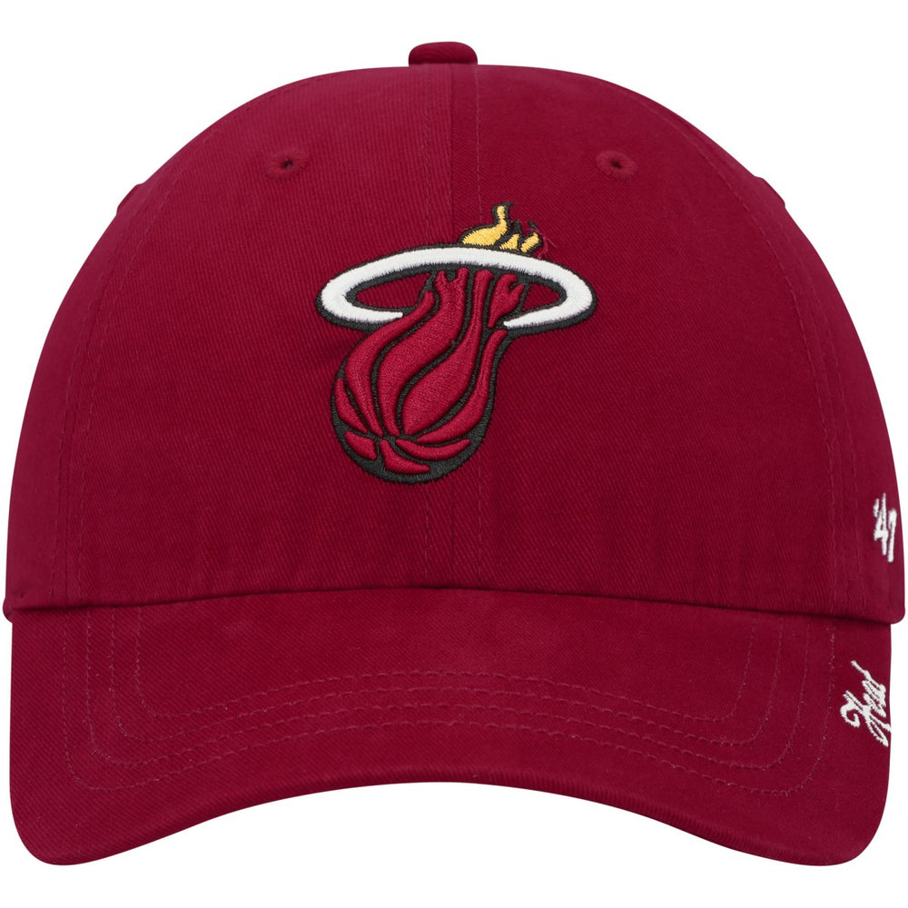 47 brand Miami Heat '47 Women's Miata Clean Up Adjustable Hat Red
