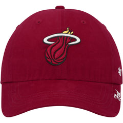 47 brand Miami Heat '47 Women's Miata Clean Up Adjustable Hat Red
