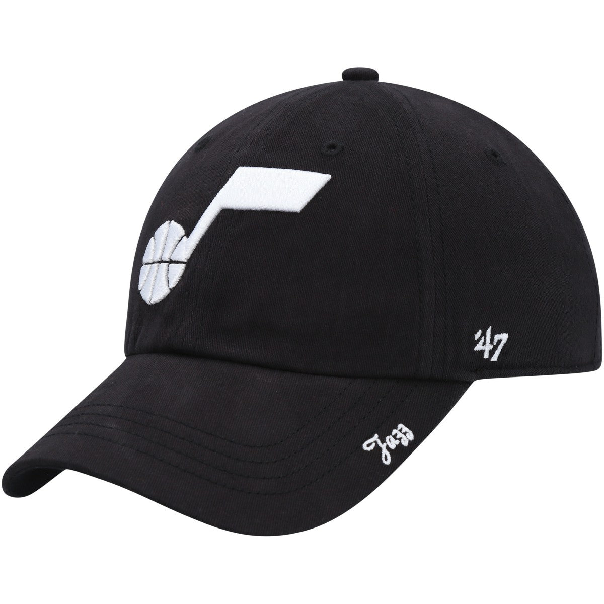 47 brand Utah Jazz '47 Women's Miata Clean Up Adjustable Hat Black