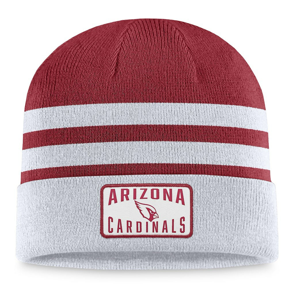 Arizona Cardinals Logo Cuffed Knit Hat - Heather Gray - Fanatics