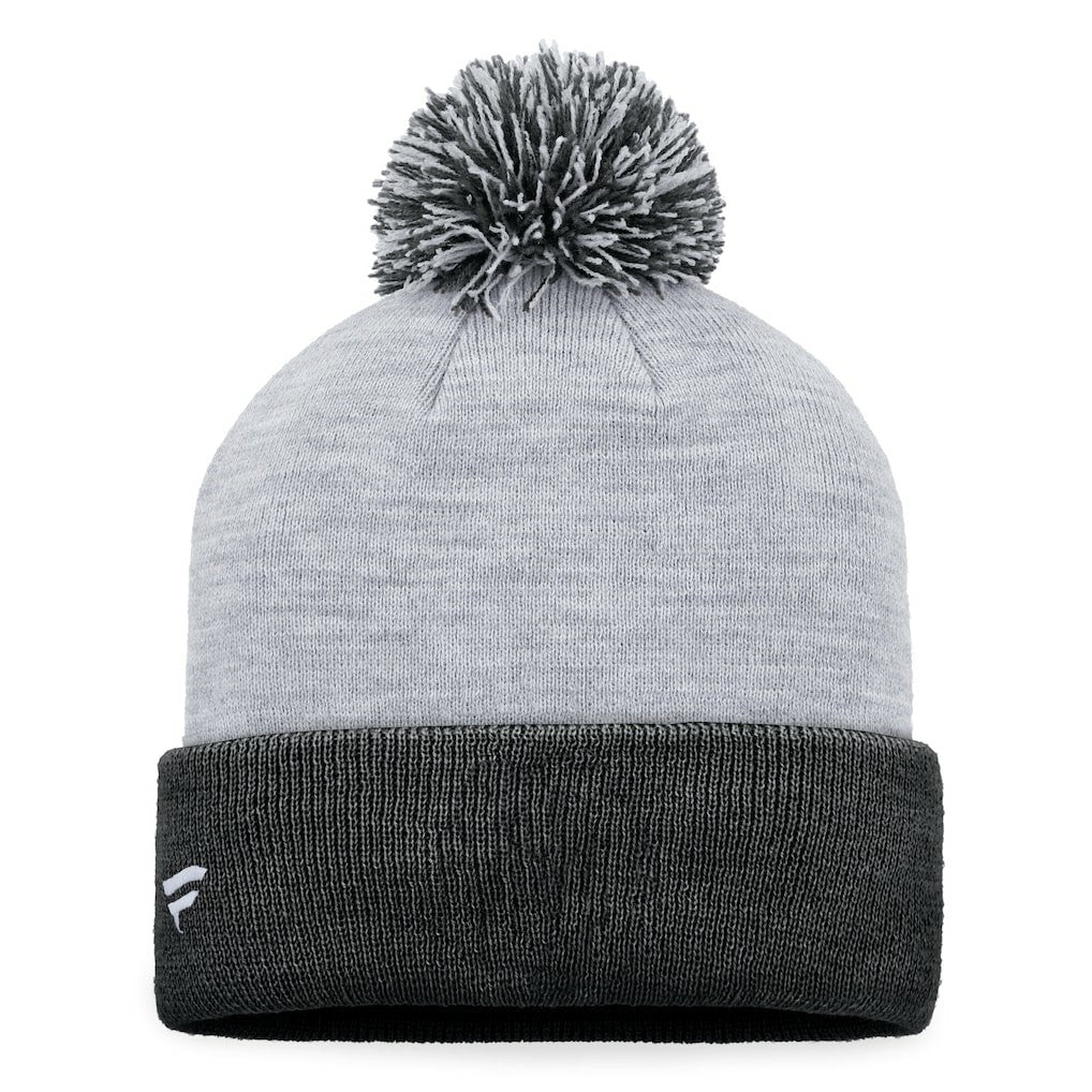 New Orleans Saints Women's Cuffed Knit Hat with Pom - Gray - Fanatics
