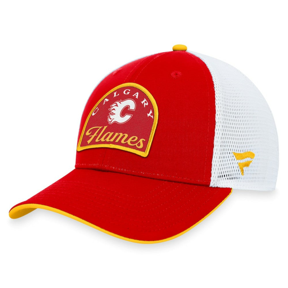 Calgary Flames Fanatics Fundamental Adjustable Hat - Red/White | Fanatics on sale