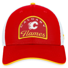 Calgary Flames Fanatics Fundamental Adjustable Hat - Red/White | Fanatics on sale