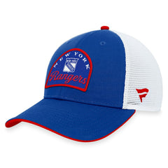 New York Rangers Fanatics Fundamental Adjustable Hat - Blue/White | Fanatics sale