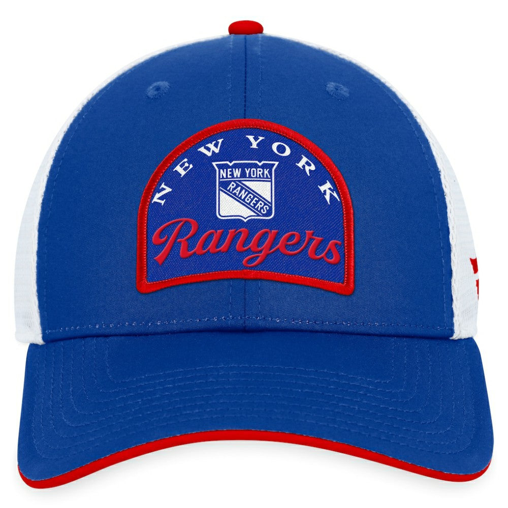 New York Rangers Fanatics Fundamental Adjustable Hat - Blue/White | Fanatics sale