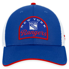 New York Rangers Fanatics Fundamental Adjustable Hat - Blue/White | Fanatics sale