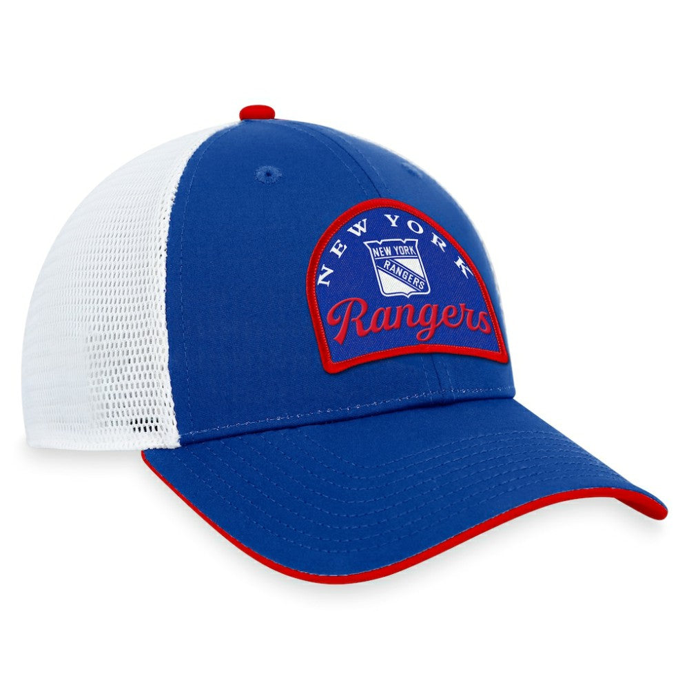 New York Rangers Fanatics Fundamental Adjustable Hat - Blue/White | Fanatics sale