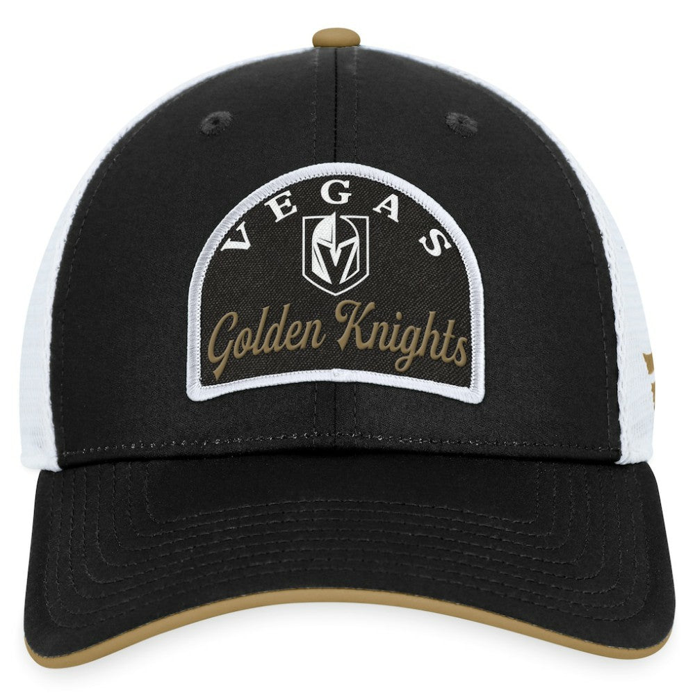 Vegas Golden Knights Fanatics Fundamental Adjustable Hat - Black/White | Fanatics discount