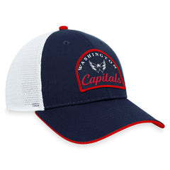 Washington Capitals Fanatics Fundamental Adjustable Hat - Navy/White | Fanatics discount