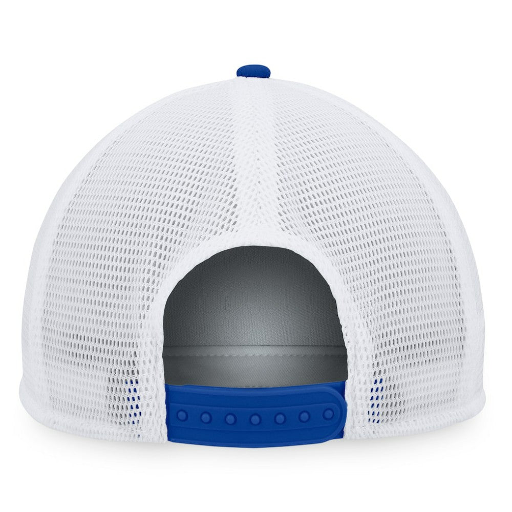 New York Islanders Fanatics Foam Front Patch Trucker Snapback Hat - Royal/White | Fanatics online