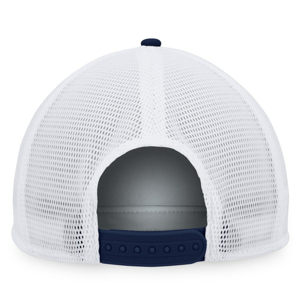 Seattle Kraken Fanatics Foam Front Patch Trucker Snapback Hat - Deep Sea Blue/White | Fanatics discount