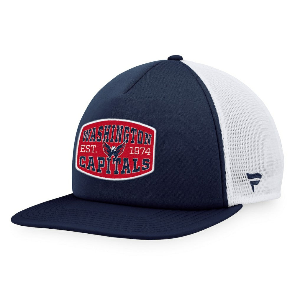 Washington Capitals Fanatics Foam Front Patch Trucker Snapback Hat - Navy/White | Fanatics sale