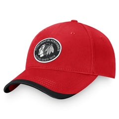 Chicago Blackhawks Fanatics Fundamental Adjustable Hat - Red | Fanatics online