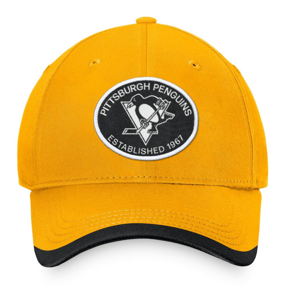 Pittsburgh Penguins Fanatics Fundamental Adjustable Hat - Gold | Fanatics online
