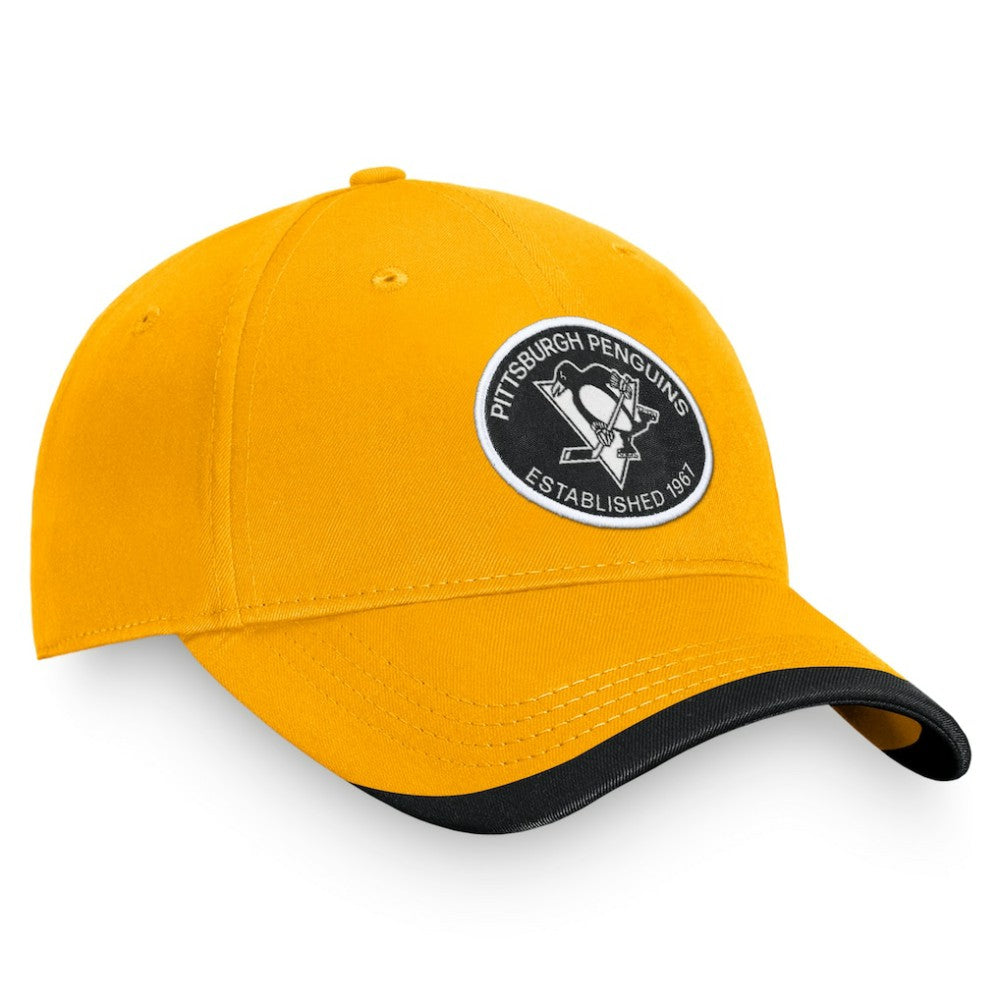 Pittsburgh Penguins Fanatics Fundamental Adjustable Hat - Gold | Fanatics online