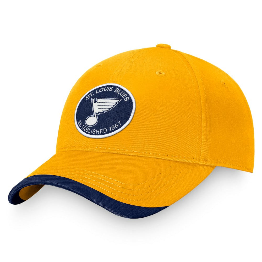 St. Louis Blues Fanatics Fundamental Adjustable Hat - Gold | Fanatics online
