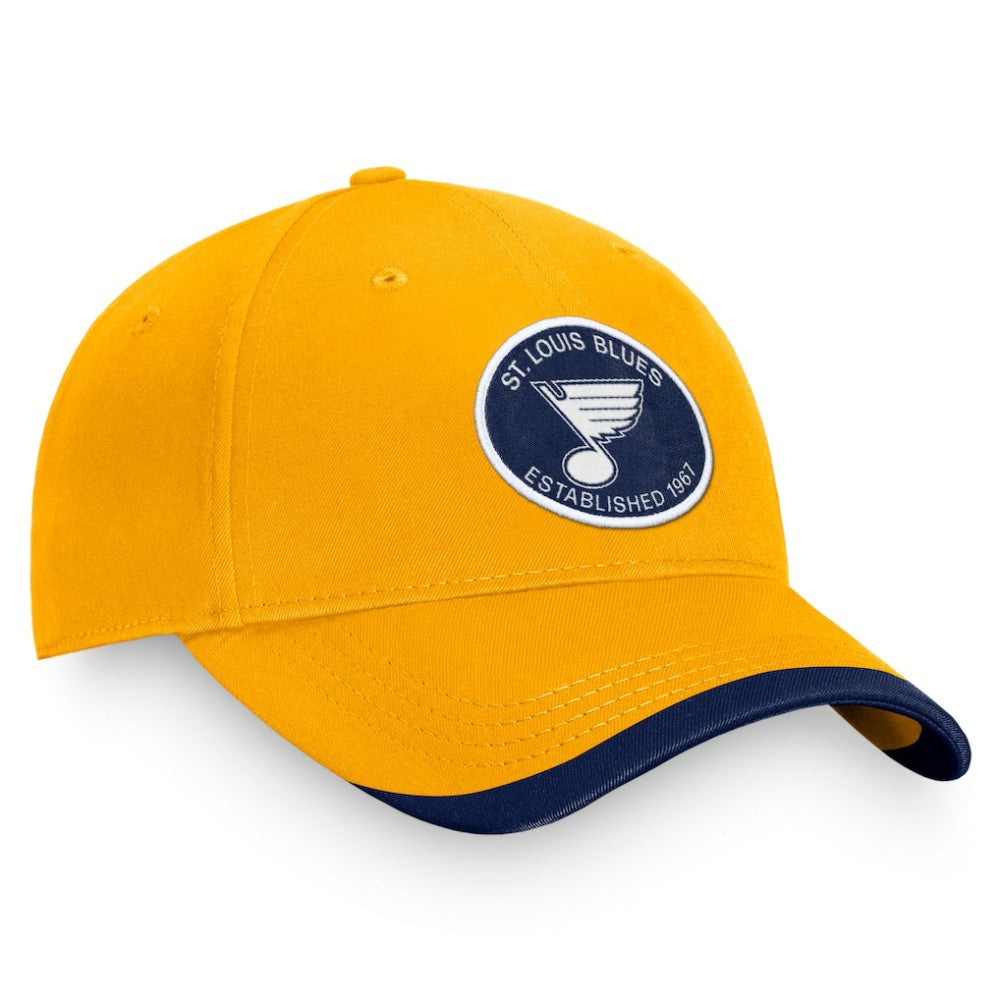 St. Louis Blues Fanatics Fundamental Adjustable Hat - Gold | Fanatics online